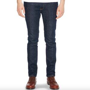 Mott & Bow Men's Dark Blue Slim Jeans 34 x 32